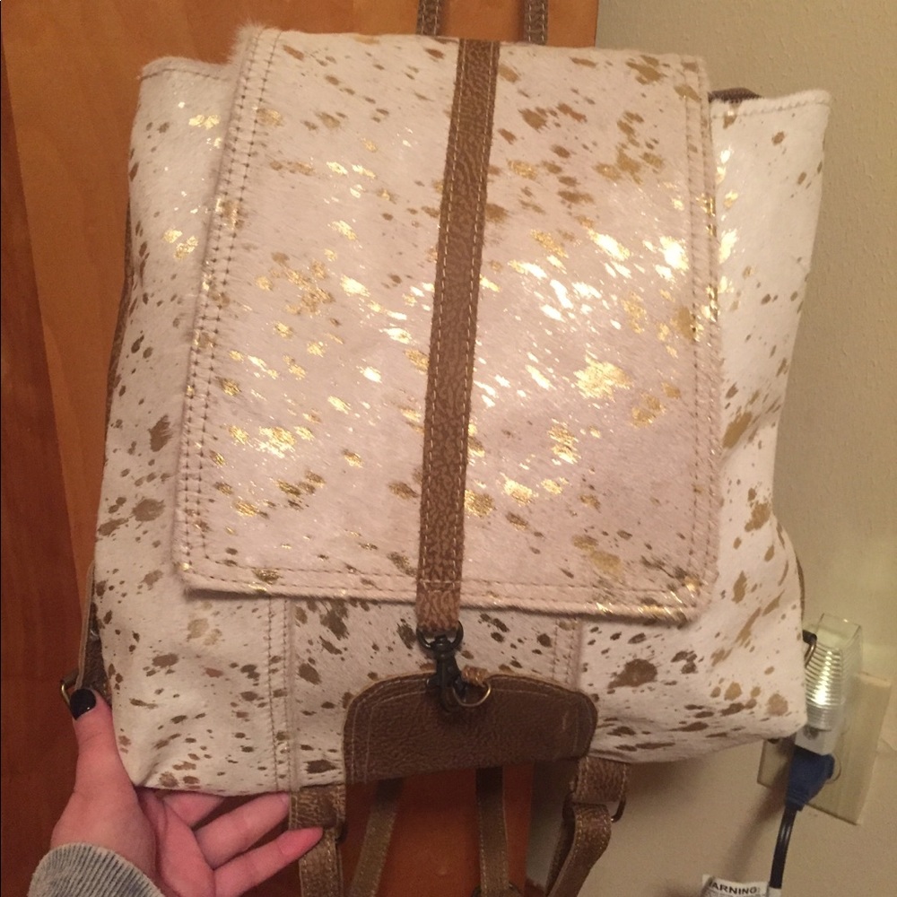 Genuine cowhide Myra bag backpack NWOT
